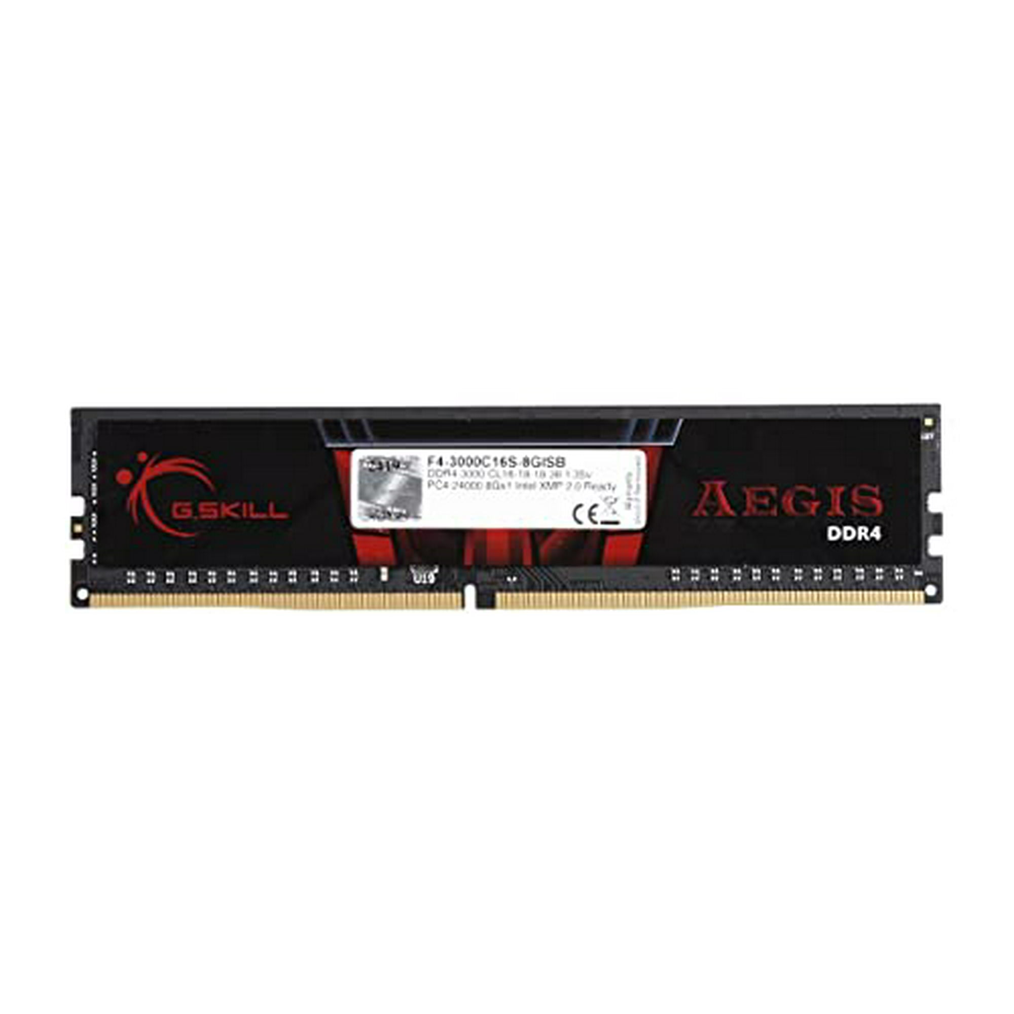 G Skill F4-3000C16S-8GISB Aegis 8GB 288-Pin DDR4 SDRAM DDR4 3000