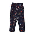 thumbnail image 3 of Lsque Mushrooms3 Print Women's Pajama Pants, Lounge Pant - Comfortable Home Wear,Elastic Waistband, Stylish Design-Medium, 3 of 9