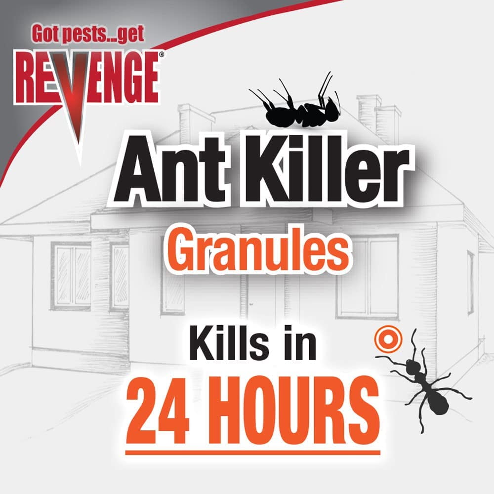 Bonide Ant Killer Granules Revenge - Waterproof, Outdoor Use - 4 lb Jug — Residential Use, Standard Application
