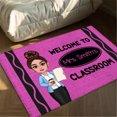 thumbnail image 4 of Classroom Entry Rug for Teacher Welcome Mat Crayon Theme Absorbent Non Velvet Carpet for Home Interior Use, 4 of 5