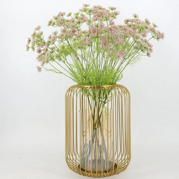 Nvzi Crafted Vinyl Artificial Yarrow Wildflower Shrubs, Used for Indoor or Outdoor Decoration (31.9in, Pink)