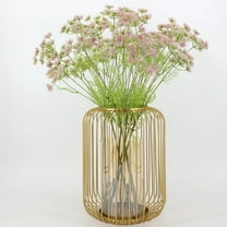 Nvzi Crafted Vinyl Artificial Yarrow Wildflower Shrubs, Used for Indoor or Outdoor Decoration (31.9in, Pink)