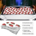 thumbnail image 4 of Kdxio Hand Drawn Strawberry Print Front Windshield Sun Shade,Folding Auto Sunshade for Car Truck SUV-Medium, 4 of 7