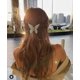 thumbnail image 3 of TODEROY Butterfly Acetate Hair Clips Tortoise Barrettes Claw Clips No-Slip Grip French Design Hair Jaw Clips Clamp Small Hair Accessories for Women Gi, 3 of 4