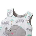 thumbnail image 4 of 0-18M Baby Girls Boys Cotton Sleeveless Romper Cartoon Overall Jumpsuit Outfits, 4 of 6