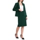 thumbnail image 4 of Conjunto de falda de 2 piezas INSPIRE CHIC para mujer, blazer formal de negocios y falda lápiz 2XL verde, 4 of 5