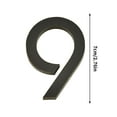 thumbnail image 2 of Vrorvz Long Lasting Acrylic Number Plates with Hand Silkscreen and Engraving Suit for DIY Home Office Decor and Customization Easy Application with Adhesive Backing, 2 of 2