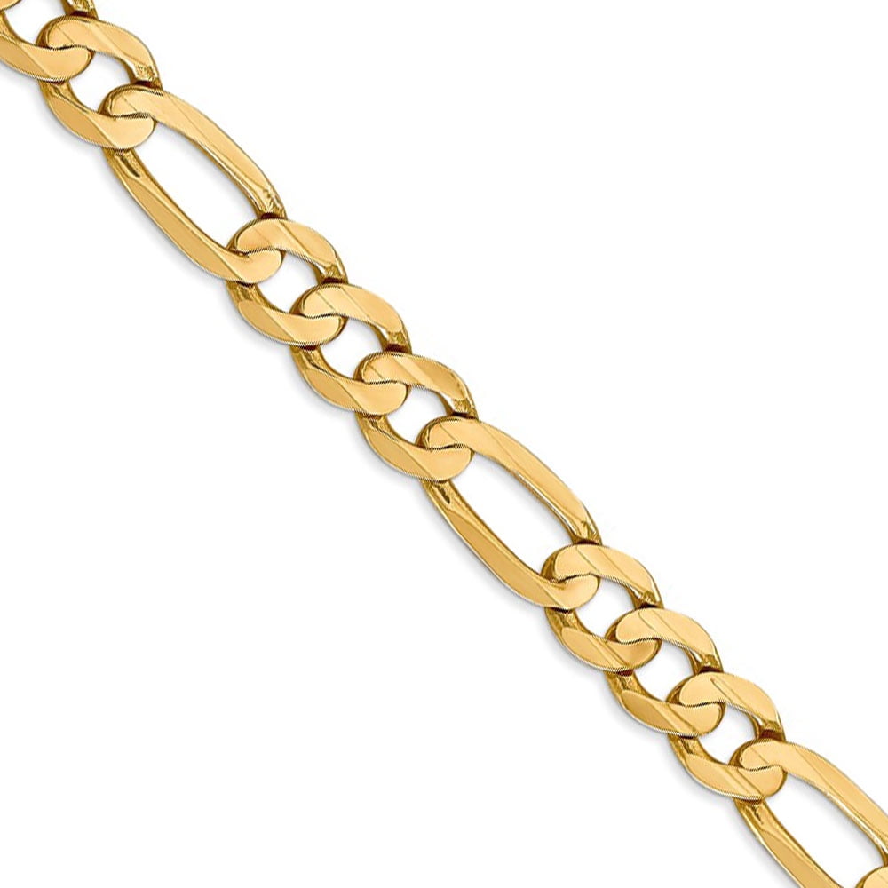 Men's 7.5mm, 14k Yellow Gold, Open 