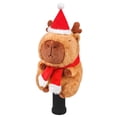 thumbnail image 1 of Funda para Palo de Golf Doble Bread Capibara con Sombrero Rojo de Navidad, 1 of 3