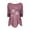 Rouge, variante sur T-shirts Unis à Manches Longues pour Femmes, Hauts de Sortie pour l'Automne, Nouveaux Boutons Irréguliers, Col Rond Imprimé, T-Shirts Mignons Kaki TG