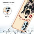 thumbnail image 5 of For Samsung Galaxy A32 5G/M32 5G 2.0mm TPU Phone Case IMD Pattern Electroplated Kickstand Cover, 5 of 5