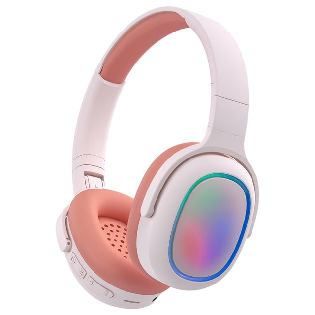 Auriculares Inalámbricos Bluetooth Bluetooth 5.3 Auriculares Inalámbricos con Efecto de Luz Fría, Llamadas de Alta Definición, Reducción Activa de Ruido, Calidad de Sonido Hifi, Auriculares Bluetooth