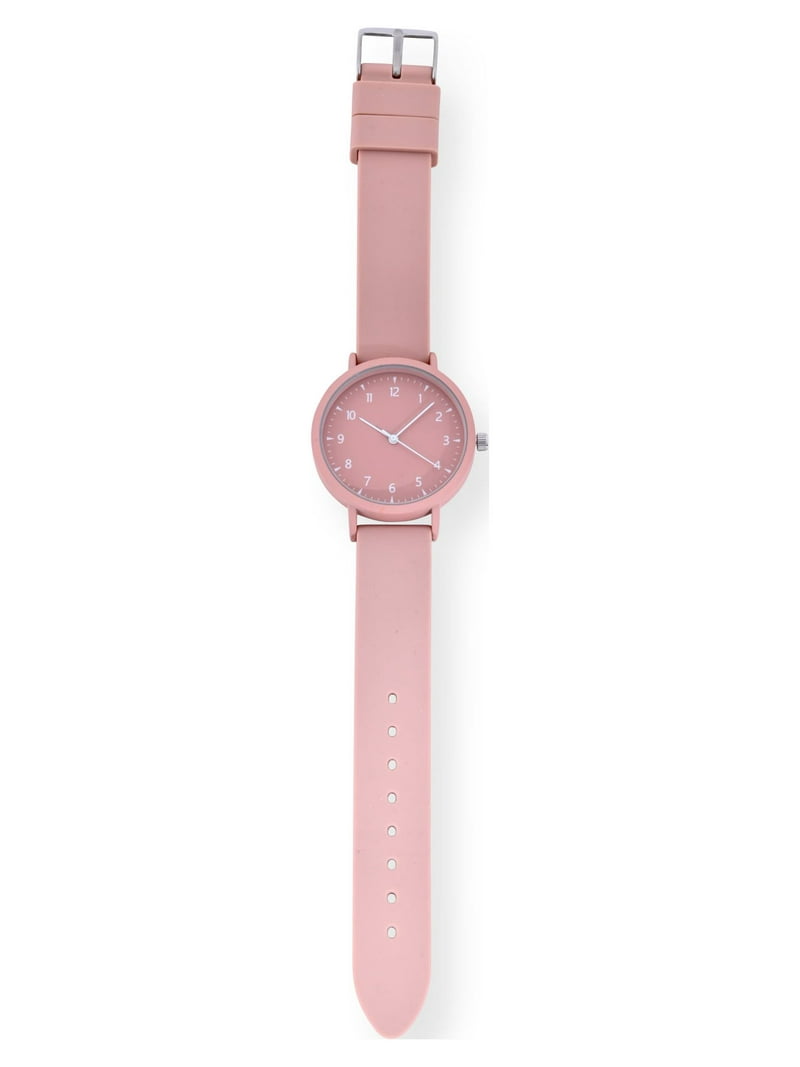 Time and Tru Unisex Pink Analog Watch with Silicone Band  display picture 3