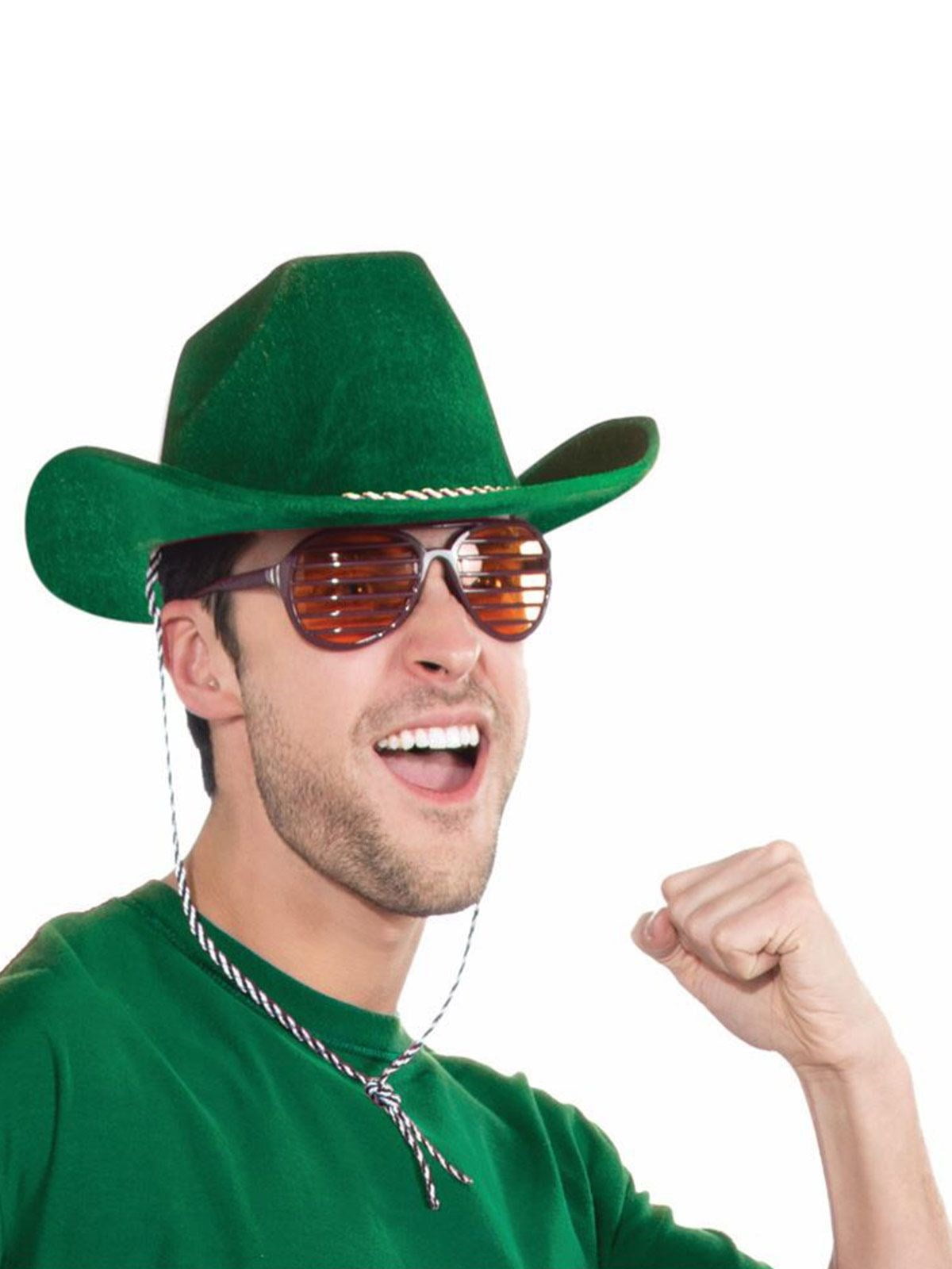 Green Cowboy Hat Halloween Costume Accessory