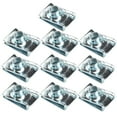 thumbnail image 2 of Shisuyan Spire Fastener Clips Silver Fixing Based Use 10Pcs 1.02x0.67x0.38in, 2 of 8