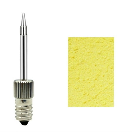 

USB Soldering Iron Head E10 Interface Battery Soldering Iron Soldering Iron Head Threaded Soldering Iron Head(Pointed)