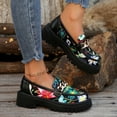 thumbnail image 6 of Black Ladies Everyday Shoes Featuring Metal Decoration Round Toe Design And Low Heel Great For Casual Outfits, 6 of 9