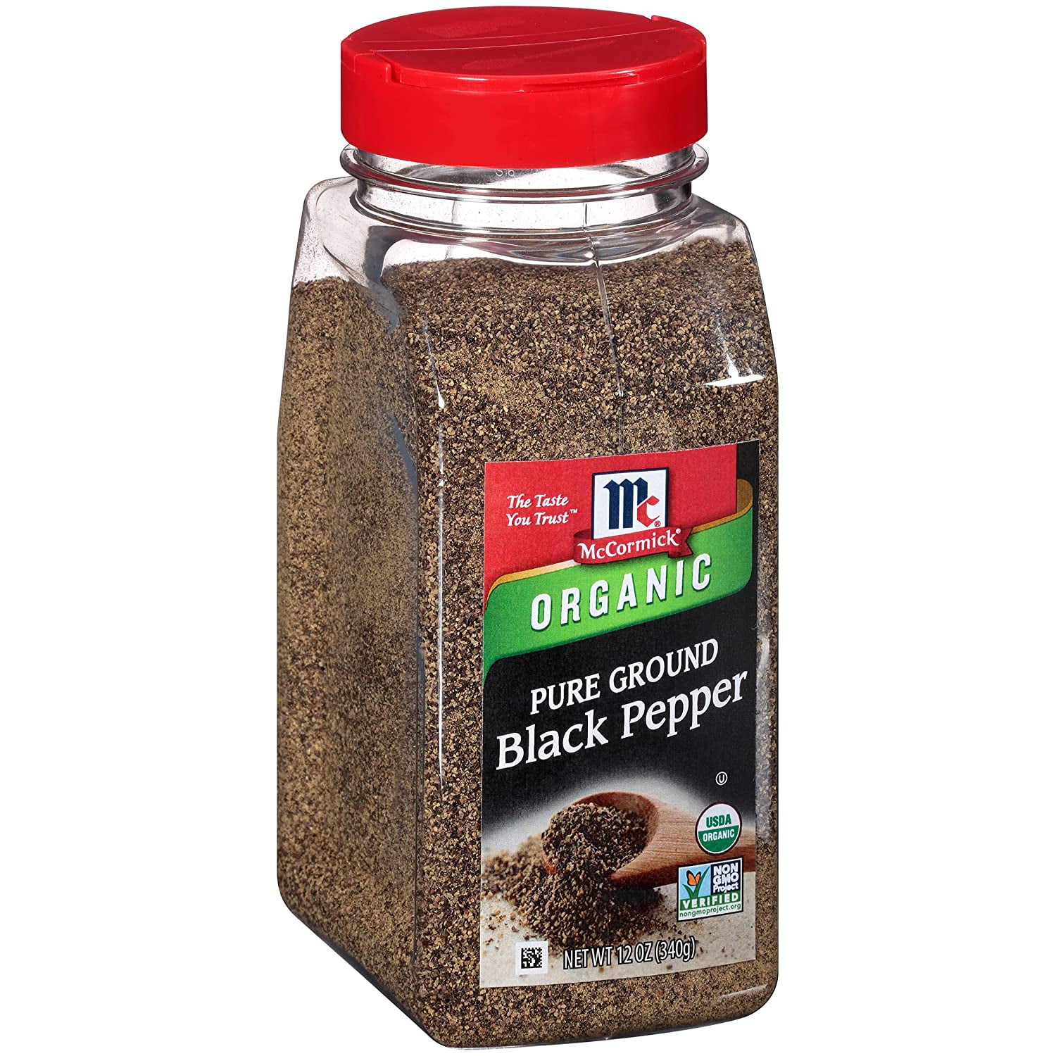 McCormick Fine Ground Black Pepper NonGMO, Kosher), 12 oz