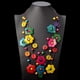 thumbnail image 2 of Collar de cuentas de coco Fernando Flor Ciruela Mujer, 2 of 8