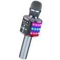 thumbnail image 1 of Micrófono de karaoke BONAOK Bluetooth inalámbrico Q78 con luces LED, 1 of 8