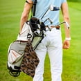 thumbnail image 5 of Kdxio Leopard Print Pattern Golf Towel (24" X 16") with Carabiner Clip - The Convenient Golf Cleaning Towel, 5 of 8