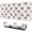 White Cow Head, variant on Long Mouse Pads for Desk,White Cow Heart Pattern Desk Mats on Top Of Desks, Desk Mouse Pad Extra Large with 3mm Non-Slip Base and Stitched Edge for Gaming,Office,Work,Home 31.5"x11.8"