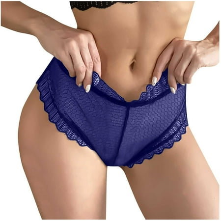 Bigersell Matching Underwear Clearance Thong Underwear Women Boy Shorts Panty Style P-589 Cotton Boyshort Panties Cotton Thong Briefs Mid Waist Women s Bikini Panties Navy S