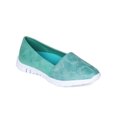 thumbnail image 1 of New Women Nature Breeze Jet-02 Metallic Snakeskin Slip On Sneaker, 1 of 5
