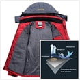 thumbnail image 4 of Keevoom Men Waterproof Ski Jacket Winter Snow Coat Windproof Mountain Warm Coat with Hood, 4 of 4