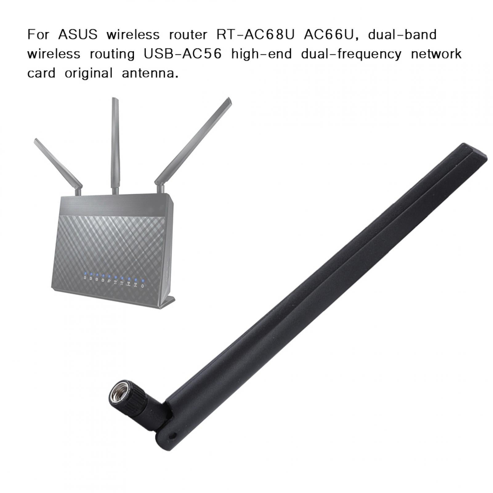 3 x 6dBi 2.4GHz 5GHz Dual Band WiFi RP-SMA Antenna for ASUS RT-AC66U RT-AC1750 