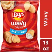 Lay's Original Wavy Potato Chips Party Size, 13 oz (packaging may vary)