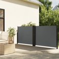 thumbnail image 1 of vidaXL Auvent Latéral Rétractable Anthracite 100x600 cm, 1 of 5