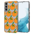 thumbnail image 1 of TalkingCase Slim Case Cover Compatible for Samsung Galaxy S22 Plus+ 5G, Orange Fruit Print, Lightweight,Flexible,Soft, USA, 1 of 7