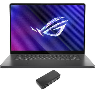 ASUS ROG Zephyrus G16 Gaming/Entertainment Laptop (Intel Ultra 9-185H 16-Core, 16.0in 240 Hz Wide QXGA (2560x1600), GeForce RTX 4070, 16GB LPDDR5X 7466MHz RAM, Win 11 Pro) with USB-C Dock