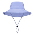 thumbnail image 5 of Gibobby Baby Sun Hat UPF 50+ Sun Protective Toddler Bucket Hat Cartoon Print Wide Brim Summer Outdoor Play Beach Hat for Boys Girls 12-18 Months 1T 2T 3T 4T 5T 6T(3-10 Years,Blue), 5 of 6