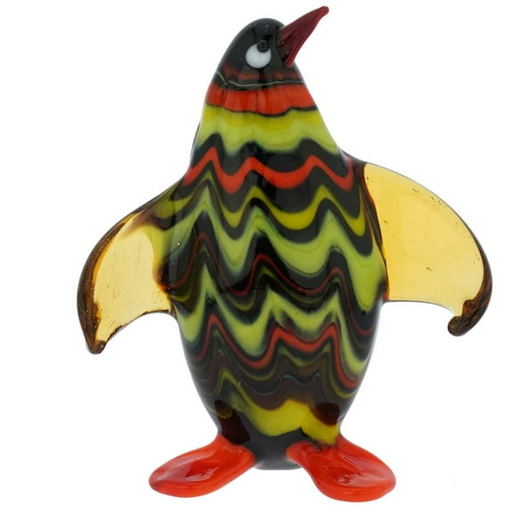GlassOfVenice Murano Glass Festooned Penguin