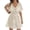 Beige, variant on Casual Dresses for Women,Lace Beach Dress with D string Waist Bow Tie Design Casual Vacation Style for Summer Seaside Holiday,Womens Summer Dresses Beige S