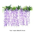 thumbnail image 3 of Artificial Wisteria Flower String - Lifelike Decorative Vine for Weddings, Parties, and Home Décor, 3 of 6