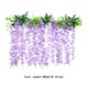 thumbnail image 3 of Flores artificiales de glicinia, flores de imitación, flores decorativas de ratán, ramilletes de flores de plástico, 3 of 7