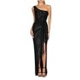thumbnail image 1 of TIMIFIS Robes Noires pour Femmes Robes d'Invitée de Mariage Robes d'Été Sans Manches Décontractées Maxi Plage Robe d'Été Fleurie Robe Décontractée Printemps, 1 of 4