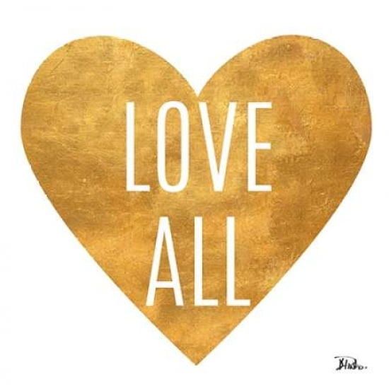 Love and Live on White I Canvas Art - Patricia Pinto(24X24)