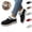 Black, variant on Mfakffe Womens Winter Ankle Boots Lace Up Round Toe Warm Flat Shoes Cozy Cold Weather Casual Non Slip Snow Booties