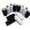 6 Black+6 White, variant on 12 Pcs Round Shirring Elastic Craft cord