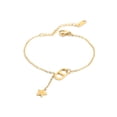 thumbnail image 1 of Pulsera de oro laminado de estrella con clip, 1 of 6