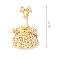 thumbnail image 4 of AYktou Fall Porch Geese Outfits for 23In Goose Statue, Farmhouse Halloween Thanksgiving Decor Cake Print Dress with Bow Headband, Lawn Goose Costumes Harvests Garden Goose Clothes for Yard Display, 4 of 8