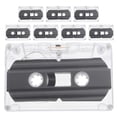 thumbnail image 5 of FESTFENDS DIY Projects Blank Cassettes Transparent 8Pcs 4.0x2.6x0.5in, 5 of 8
