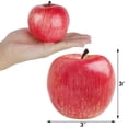 thumbnail image 2 of Artificial Red Apples Set of 12 Decorative Faux Fruit 3 Inches Realistic Kitchen Home Party Decor, 2 of 6