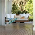 thumbnail image 3 of Cambridge Casual  Como Mahogany Outdoor Swing Daybed with Cushion, 3 of 5