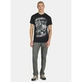 thumbnail image 3 of Humor Men's and Big Men's Smile Now Cry Later Masks Graphic Tee with Short Sleeves, Sizes S-3XL, 3 of 5