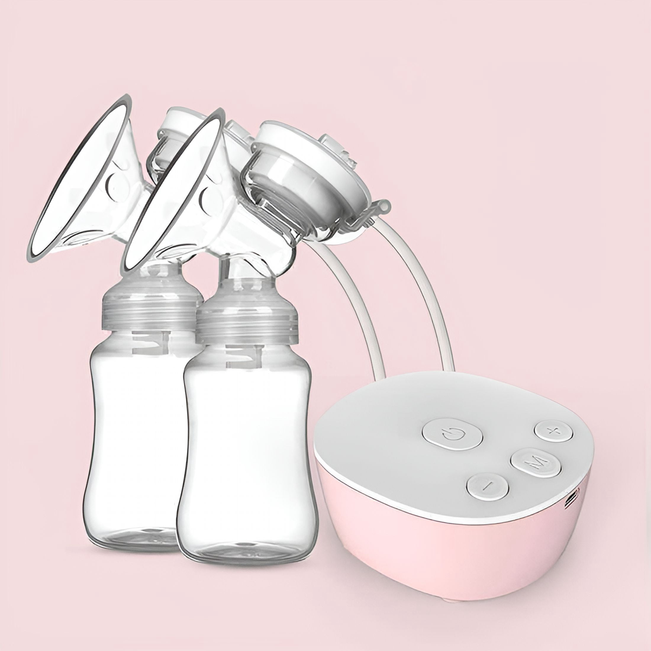 XIRQI 2026 New Double Electric Wearable Breast Pump Portable Wireless Breast Pump Lcd Display Low Noise Painless for Newborns,Infants,Travel,Home,Office